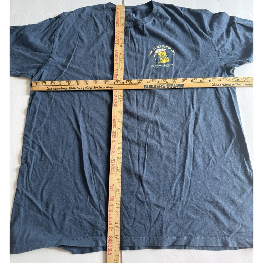 The Linebacker Inn T-shirt Men's Blue XL  The Tradition Continues - Picture 2 of 5